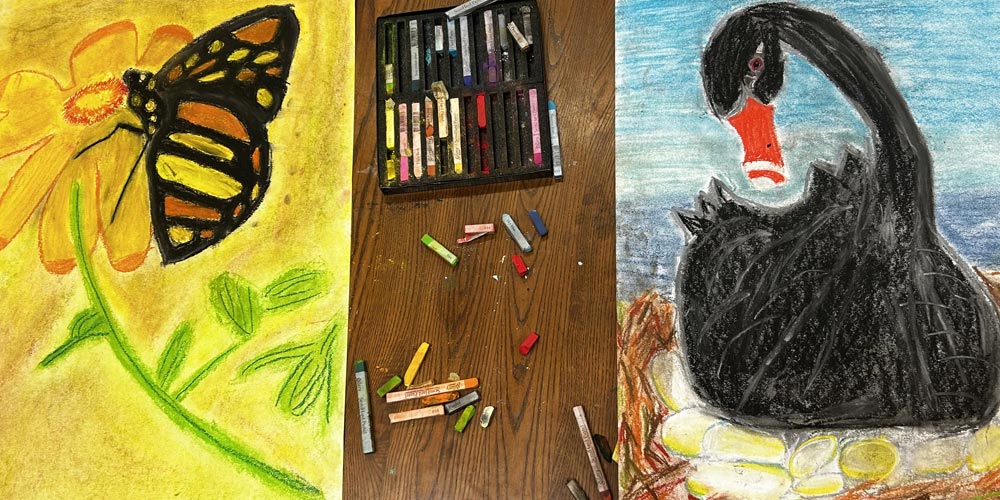 Art progression for tweens