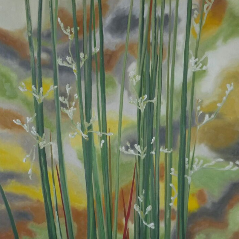 Red-Rabbit-Studio-Casie-Ward_artwork1 Grass in Flower original artwork by Casie Ward